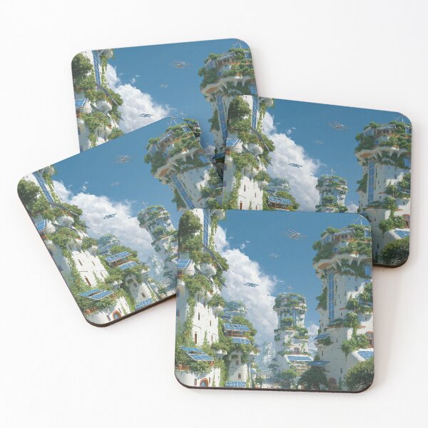 Item preview, Futuristic Eco-City Green Architecture designed and sold by Visual Foundry.