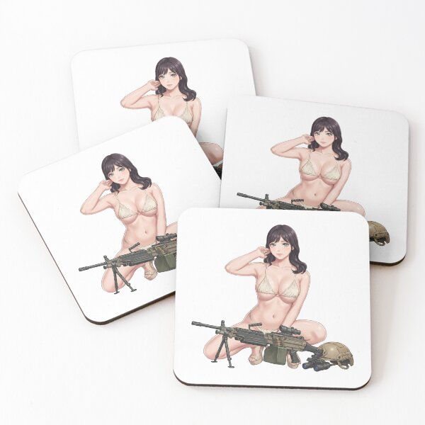 Item preview, Machine Gun Girl designed and sold by RAWLIFEGRAPHIC.
