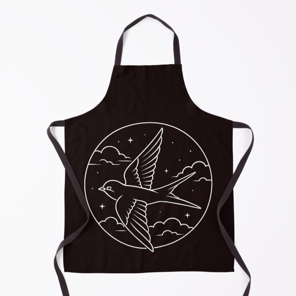 Item preview, Celestial Swallow Night Line Art designed and sold by ArtPer-design.