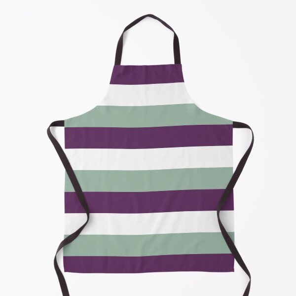 Item preview, 3 Large AUBERGINE (PURPLE), MUTED GREEN and WHITE Horizontal STRIPES designed and sold by RachelMacht.