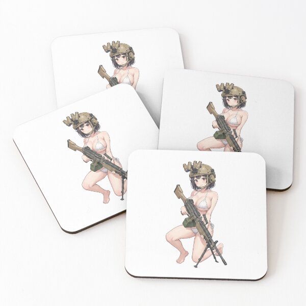 Item preview, Machine Gun Girl designed and sold by RAWLIFEGRAPHIC.