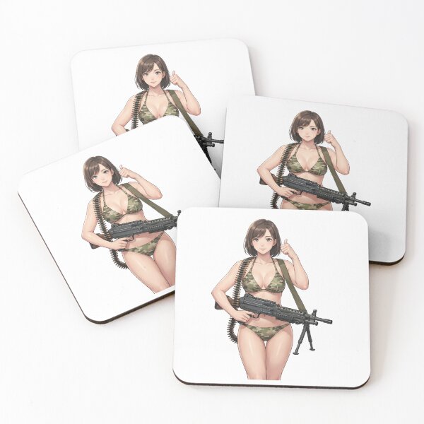 Item preview, Machine Gun Girl designed and sold by RAWLIFEGRAPHIC.