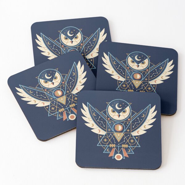 Item preview,  Symmetrical Owl with Celestial Elements designed and sold by DreamCapsules.
