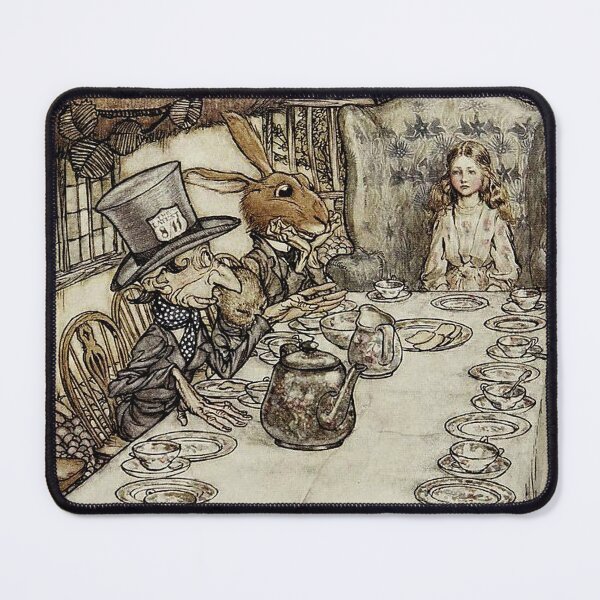 Item preview, Mad Tea Party - Arthur Rackham - Alice in Wonderland Vintage Tea Party Art for Fantasy Lovers designed and sold by RickE.
