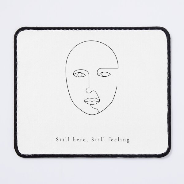 Item preview, Still Here Still Feeling - Minimalist Face Line Art designed and sold by Sarabiuse.