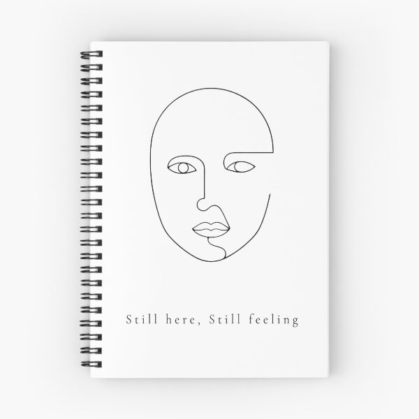 Item preview, Still Here Still Feeling - Minimalist Face Line Art designed and sold by Sarabiuse.
