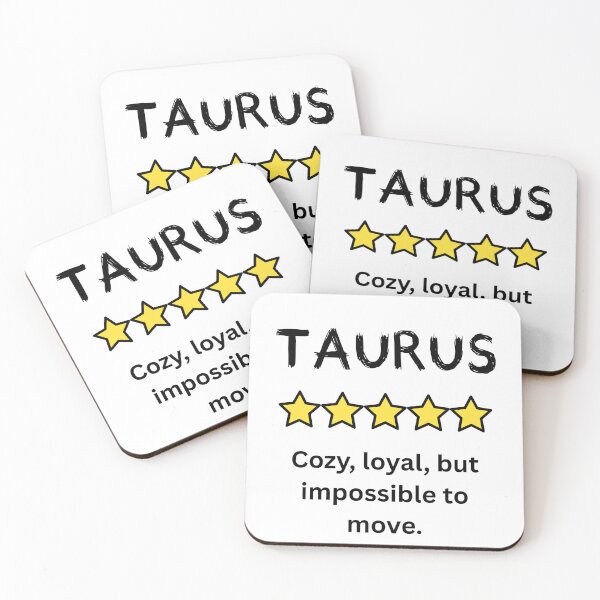 Item preview, Funny Taurus Rating with Symbol & Quote - Gratitude Longitude designed and sold by GratitudeLongitude.