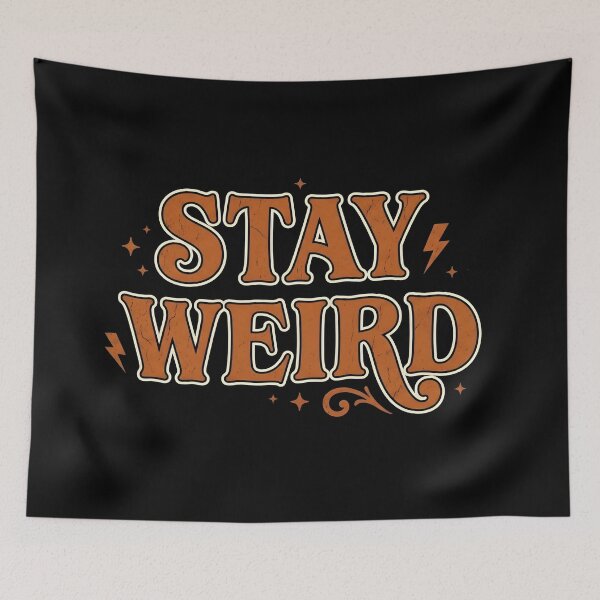 Item preview, Stay Weird Retro 70s Groovy Typography - Vintage  designed and sold by Hamza25const.