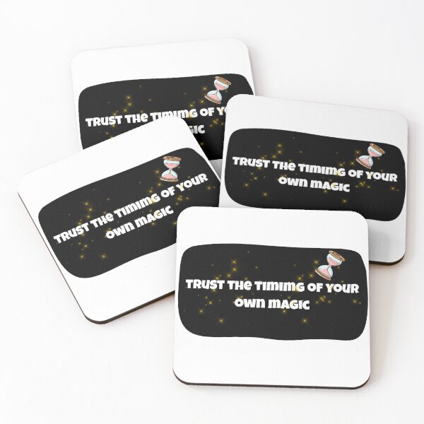Item preview, Trust The Timing Of Your Own Magic | Soulful Growth Quote Aesthetic designed and sold by Pandey14.