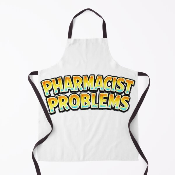 Item preview, PHARMACIST PROBLEMS – hand drawn childlike typography designed and sold by Mac Sketches.