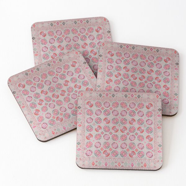 Item preview, Antique Rose Geometric Medallion Kilim designed and sold by SpaceBazaar.