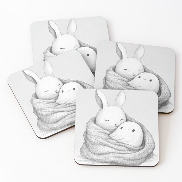 Item preview, Bunny and Ghost designed and sold by Panic Jewelry & Things.
