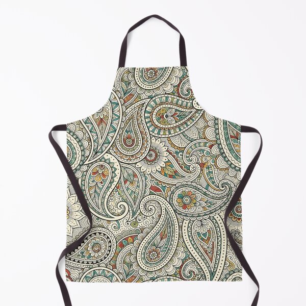 Item preview, Intricate Earthy Paisley Zen Doodle Floral Pattern designed and sold by Sybille-Yates.