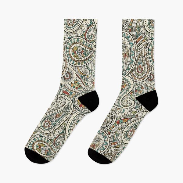 Item preview, Intricate Earthy Paisley Zen Doodle Floral Pattern designed and sold by Sybille-Yates.