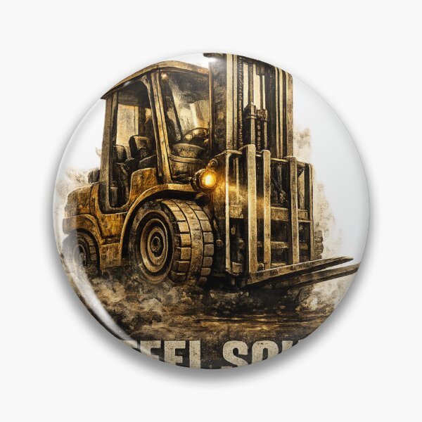 Item preview, Steel Soul Industrial Forklift Artwork designed and sold by RetroNibylander.