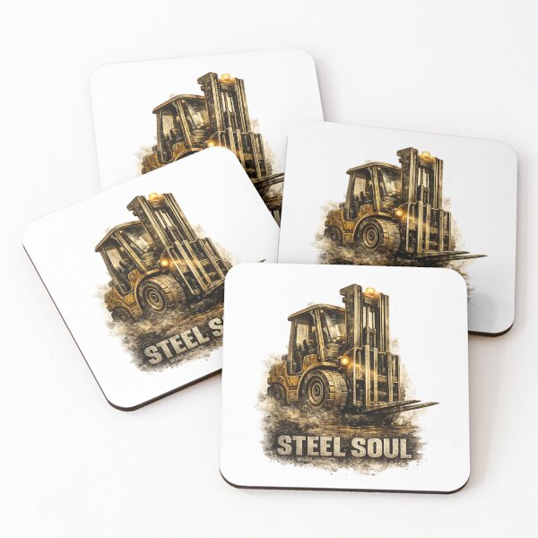 Item preview, Steel Soul Industrial Forklift Artwork designed and sold by RetroNibylander.