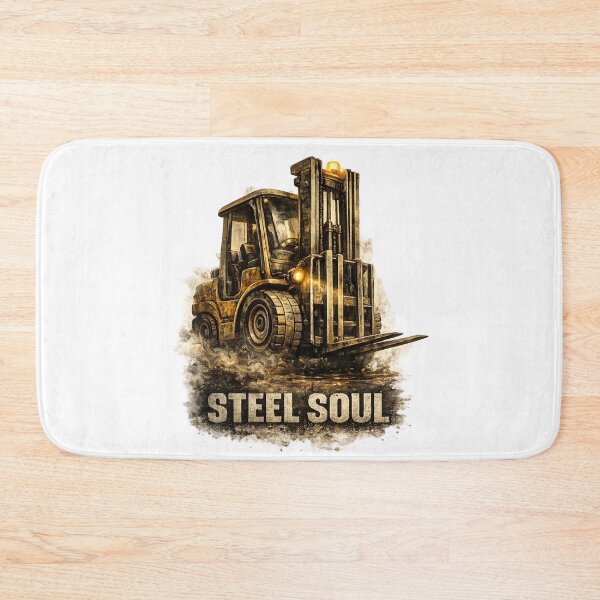 Item preview, Steel Soul Industrial Forklift Artwork designed and sold by RetroNibylander.