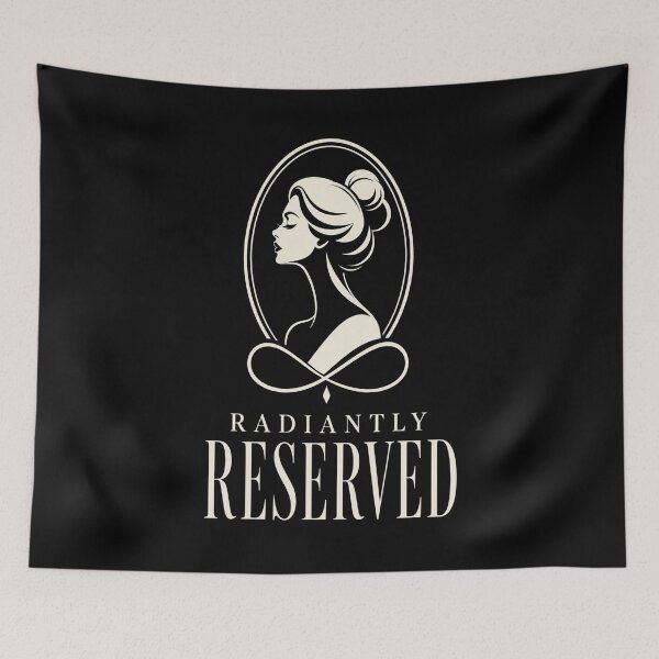 Item preview, Radiantly Reserved Elegant Introvert Woman Design designed and sold by Lyfeinsights.