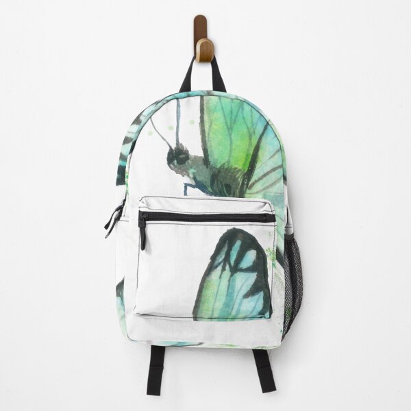 Item preview, Mystical Green Blue Butterfly Art designed and sold by Cutethings3.
