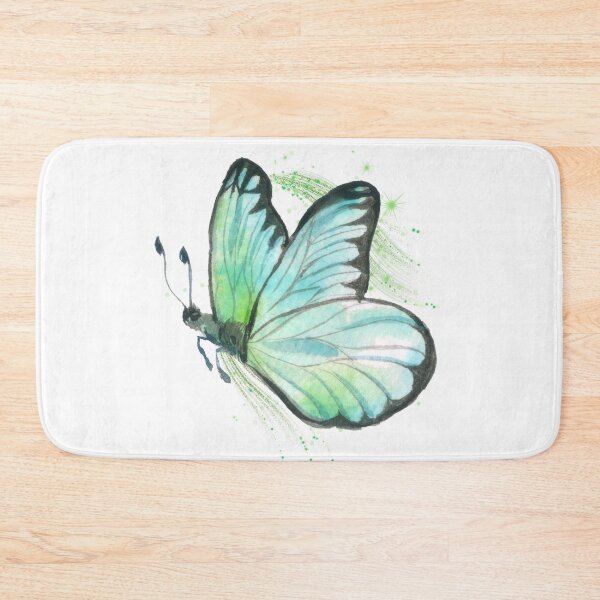 Item preview, Mystical Green Blue Butterfly Art designed and sold by Cutethings3.