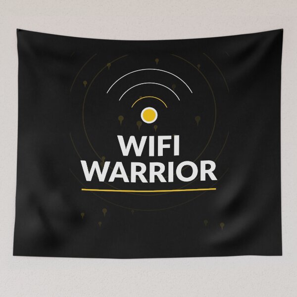 Item preview, Wifi Warrior Shirt | Funny Remote Work Gift for Digital Nomads designed and sold by Daily Mood Tees.