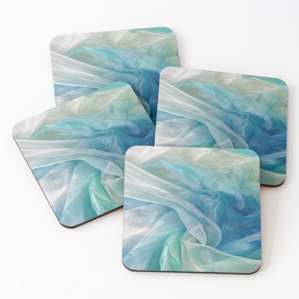 Item preview, Coastal Translucent Sheer Fabric Flow designed and sold by frumixart.