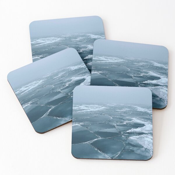 Item preview, Frozen Lake Ice Floe Patterns designed and sold by Visual Foundry.