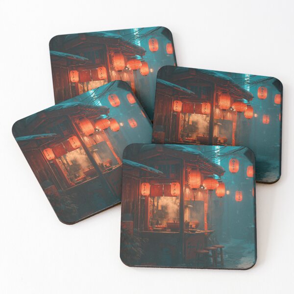 Item preview, Neon Ramen Shop Cyberpunk Alley designed and sold by Visual Foundry.