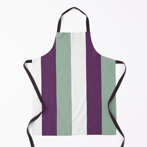 Item preview, 3 Large AUBERGINE (PURPLE), MUTED GREEN and WHITE Vertical STRIPES designed and sold by RachelMacht.