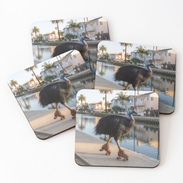 Item preview, Cassowary on Roller Skates in Venice Beach designed and sold by Tridentulus.