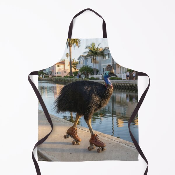 Item preview, Cassowary on Roller Skates in Venice Beach designed and sold by Tridentulus.