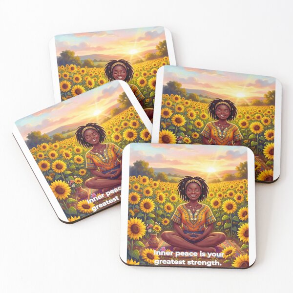 Item preview, Sunflower Meditation Boho Wellness Decor designed and sold by ChloeDesigns401.