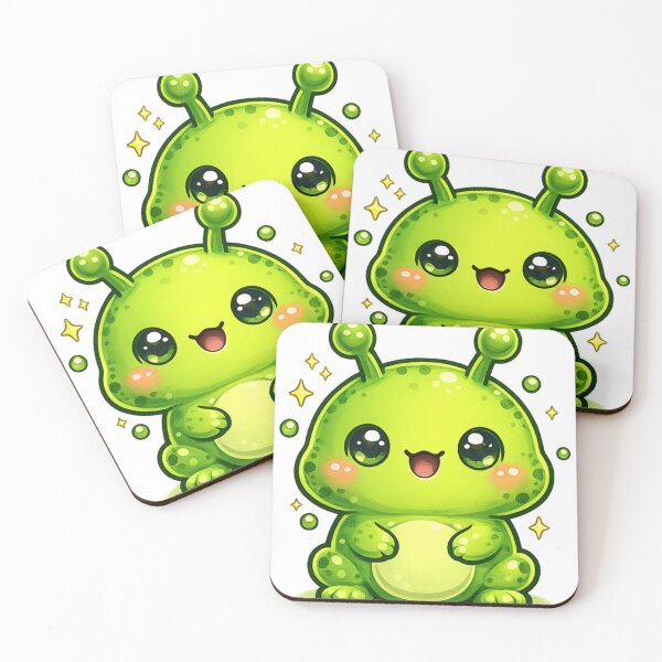 Item preview, Cute green alien cartoon design. designed and sold by arifali786.