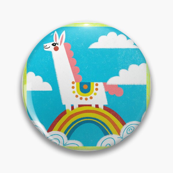 Item preview, Rainbow Llama Magic - Cute Whimsical Alpaca in the Clouds Illustration  designed and sold by asliberry.