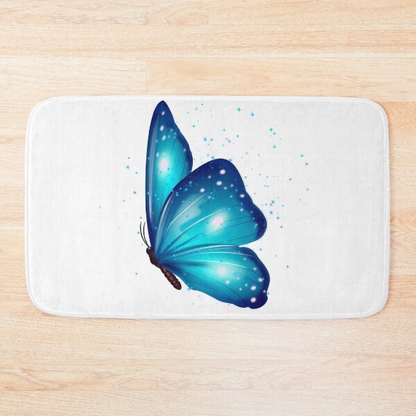 Item preview, Glowing Blue Butterfly Fantasy Art designed and sold by Cutethings3.