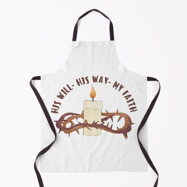 Item preview, His Will - His Way - My Faith - Christian Quotes designed and sold by MoriaStore.