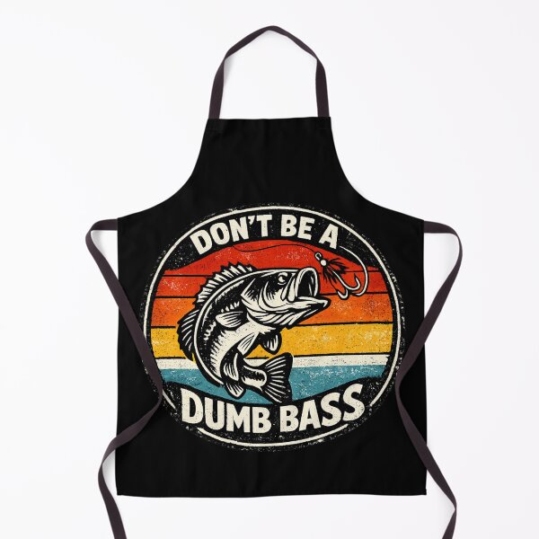 Item preview, Don’t Be a Dumb Bass - Funny Wordplay Fishing Retro designed and sold by SidTastic .