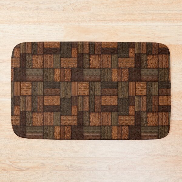 Item preview, Rustic Wood Block Pattern Texture Design designed and sold by NicolasGlowArt.