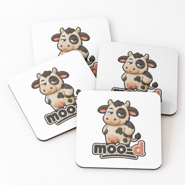 Item preview, Moo-d Funny Cow Meme designed and sold by IGLCreative.