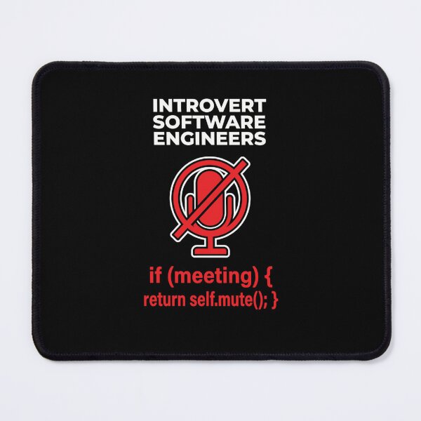Item preview, Introvert Developer Muted Meeting Logic designed and sold by Ixnor.