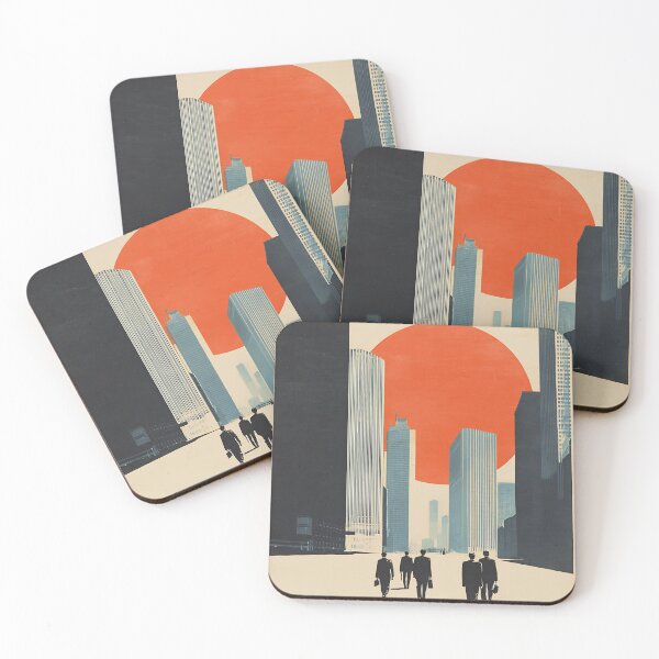Item preview, Tokyo Buildings - Minimalist Japandi Zen Wall Art  designed and sold by KJNihonDesigner.
