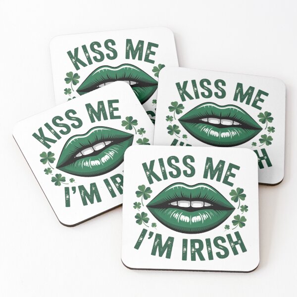 Item preview, KISS ME, I'M IRISH designed and sold by 123ks.