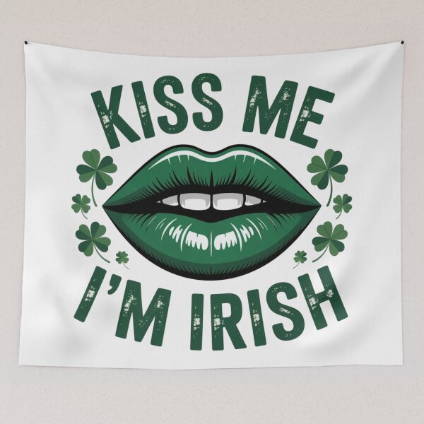 Item preview, KISS ME, I'M IRISH designed and sold by 123ks.