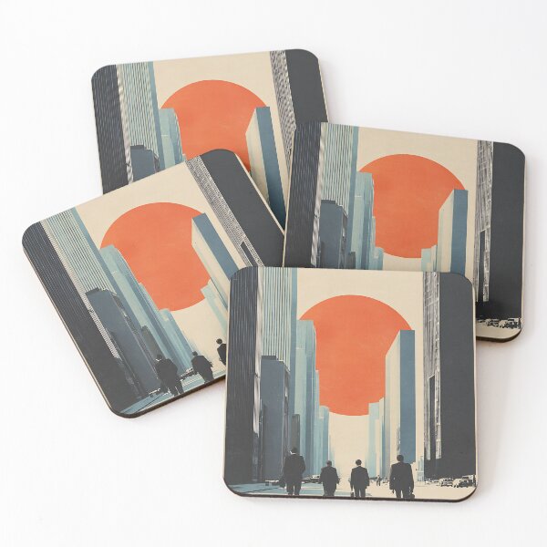 Item preview, Tokyo Buildings - Minimalist Japandi Zen Wall Art  designed and sold by KJNihonDesigner.