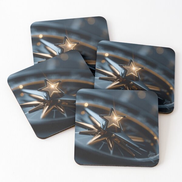 Item preview, Glowing Star on Dark Compass designed and sold by Visual Foundry.