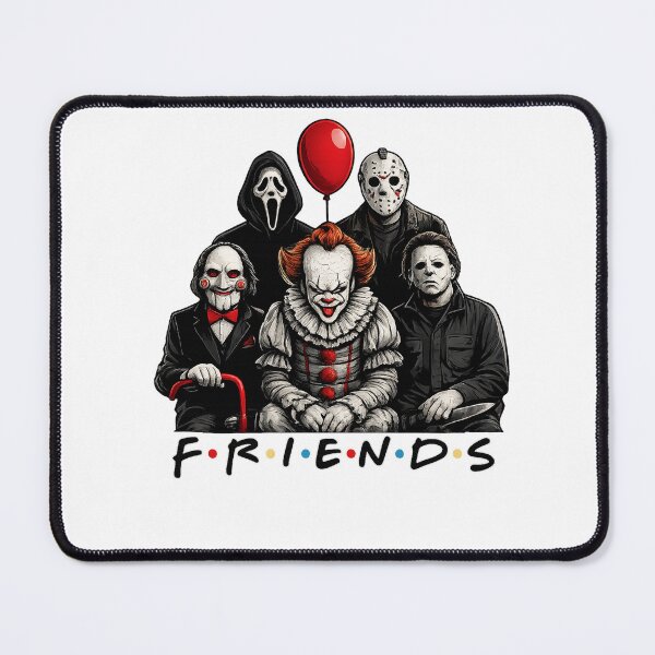 Item preview, Horror Friends Parody Shirt, Retro Slasher Mashup Graphic Tee designed and sold by GhostDawgs.