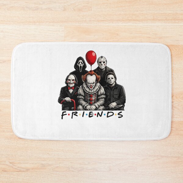 Artikelvorschau, Horror Friends Parodie-Shirt, Retro Slasher Mashup Grafik-T-Shirt entworfen und verkauft von GhostDawgs.