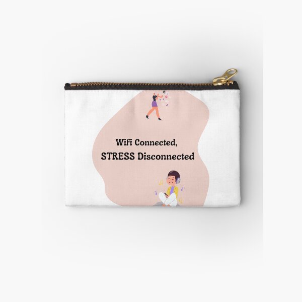 Item preview, Wifi Connected Stress Disconnected | Relaxing Funny Internet Quote designed and sold by Pandey14.
