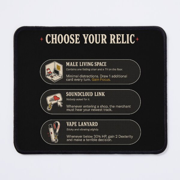 Item preview, Choose Your Relic: Cursed edition  designed and sold by ChefBoyarYeet.