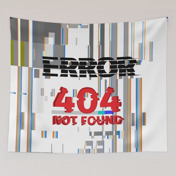 Item preview, Glitchy Error 404 designed and sold by Digitaload.